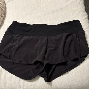 Lululemon Fast and Free low rise black short